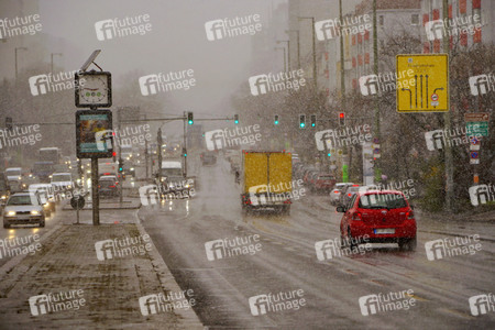 Schneefall in Berlin