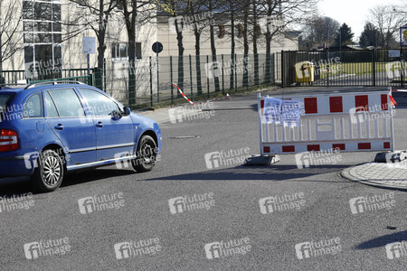 Corona-Drive-In-Teststation in Landsberg