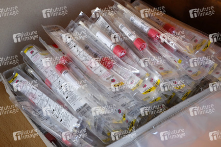 Corona-Drive-In-Teststation in Landsberg