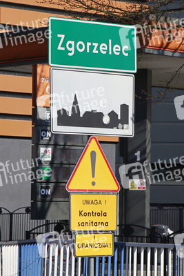 Corona-Kontrollen an der Grenze zu Polen in Görlitz