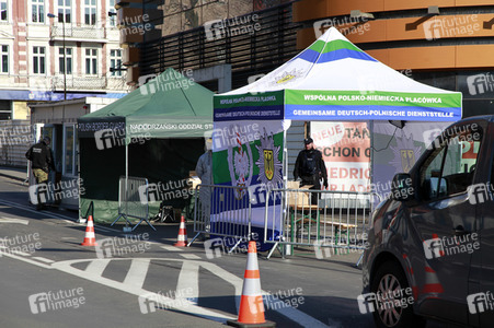 Corona-Kontrollen an der Grenze zu Polen in Görlitz