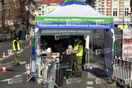 Corona-Kontrollen an der Grenze zu Polen in Görlitz