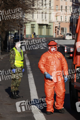 Corona-Kontrollen an der Grenze zu Polen in Görlitz