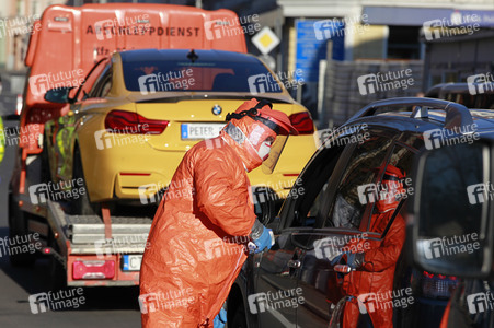 Corona-Kontrollen an der Grenze zu Polen in Görlitz
