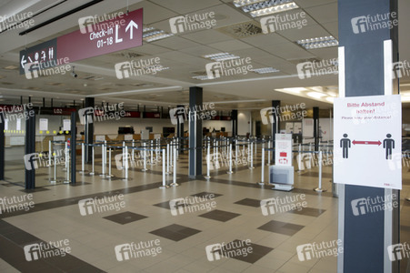 Flughafen Berlin-Schönefeld während der Corona-Krise