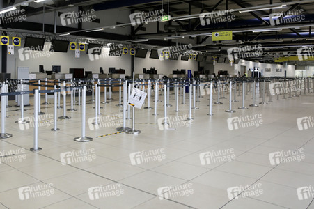 Flughafen Berlin-Schönefeld während der Corona-Krise