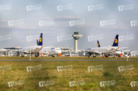 Flughafen Berlin-Schönefeld während der Corona-Krise