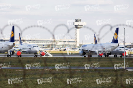 Flughafen Berlin-Schönefeld während der Corona-Krise