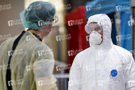 Corona-Testzentrum in Köln