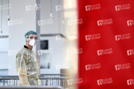 Corona-Testzentrum in Köln