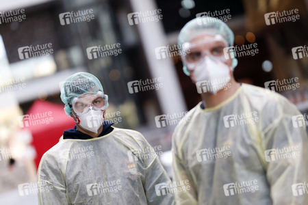 Corona-Testzentrum in Köln