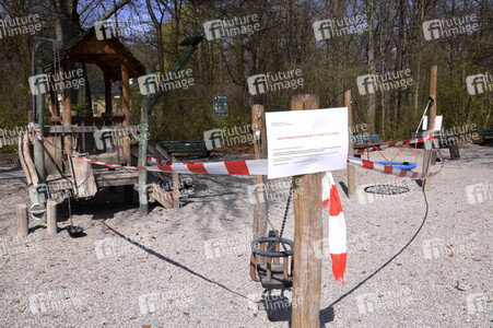 Englischer Garten während der Corona-Krise in München