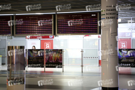 Flughafen Dresden während der Coronakrise