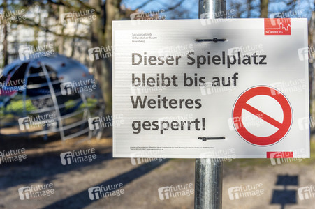 Symbolfoto Spieplatzsperrung