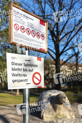 Symbolfoto Spieplatzsperrung