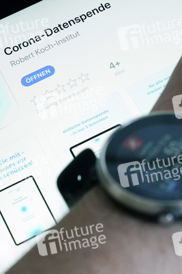 Symbolfoto Corona-Datenspende-App des RKI
