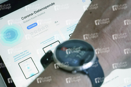 Symbolfoto Corona-Datenspende-App des RKI