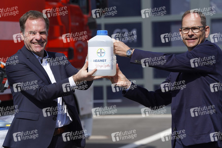 Bayer spendet Desinfektionsmittel an die Stadt Köln