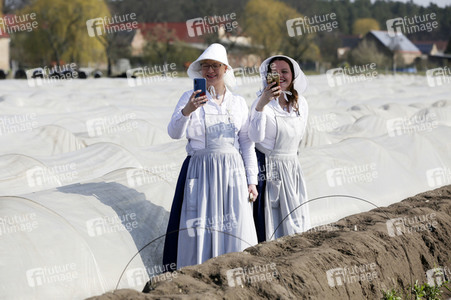 Eröffnung der Spargelsaison 2020 in Beelitz