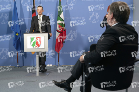 Pressekonferenz zur Covid-19 Case-Cluster-Study in Düsseldorf