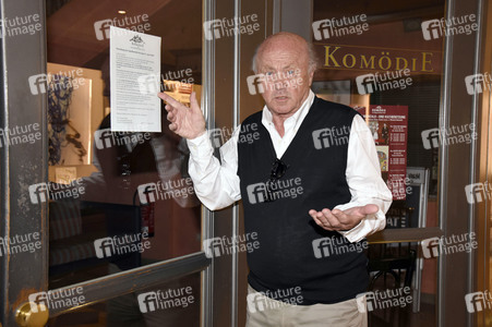 Reduzierte Proben wegen der Corona-Krise in der Komödie im Bayerischen Hof in München