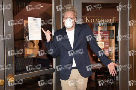 Reduzierte Proben wegen der Corona-Krise in der Komödie im Bayerischen Hof in München