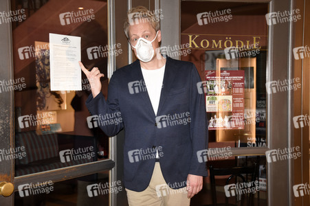 Reduzierte Proben wegen der Corona-Krise in der Komödie im Bayerischen Hof in München