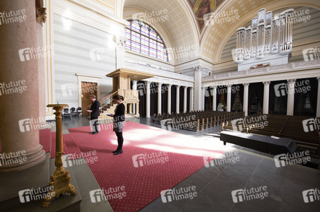 Eingeschränkter Oster-Gottesdienst wegen Corona-Krise in Potsdam