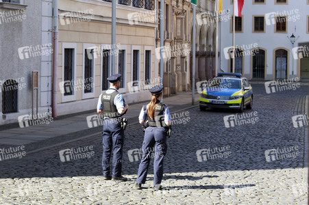 Polizekontrollen nach Aufruf zu einer Demonstration in Görlitz