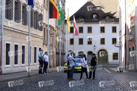 Polizekontrollen nach Aufruf zu einer Demonstration in Görlitz