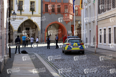 Polizekontrollen nach Aufruf zu einer Demonstration in Görlitz