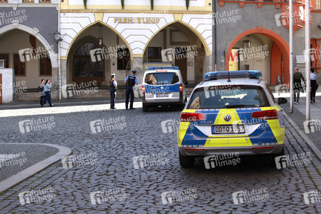 Polizekontrollen nach Aufruf zu einer Demonstration in Görlitz