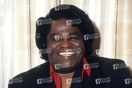 Pressetermin mit James Brown in London