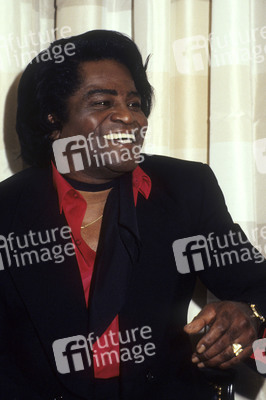 Pressetermin mit James Brown in London