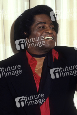 Pressetermin mit James Brown in London