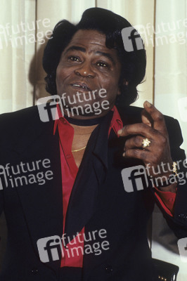 Pressetermin mit James Brown in London