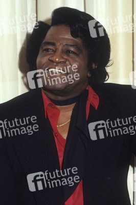 Pressetermin mit James Brown in London