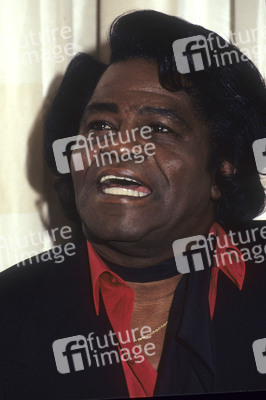 Pressetermin mit James Brown in London