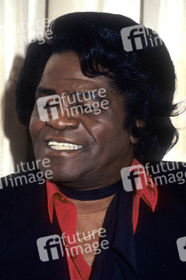 Pressetermin mit James Brown in London