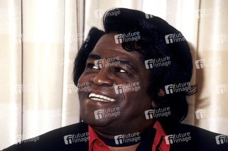 Pressetermin mit James Brown in London