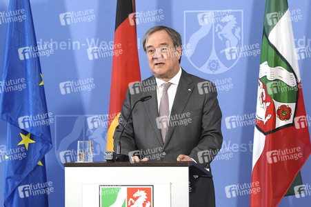 Pressestatement von Armin Laschet in Düsseldorf