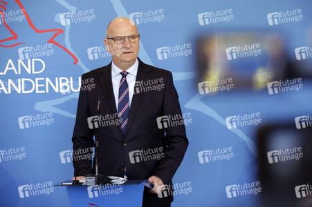 Pressekonferenz zur Eindämmungsverordnung für das Land Brandenburg in Potsdam