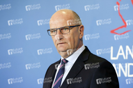 Pressekonferenz zur Eindämmungsverordnung für das Land Brandenburg in Potsdam