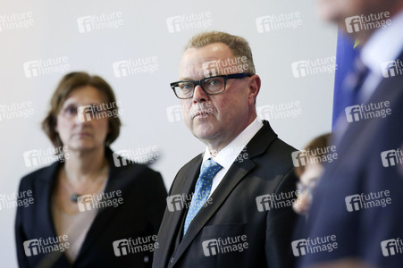 Pressekonferenz zur Eindämmungsverordnung für das Land Brandenburg in Potsdam
