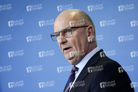 Pressekonferenz zur Eindämmungsverordnung für das Land Brandenburg in Potsdam