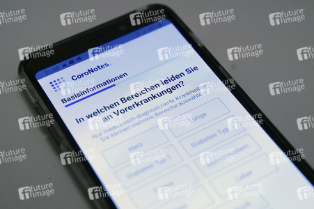 Symbolfoto CoroNotes-App