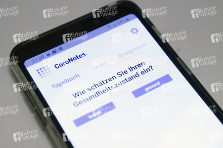 Symbolfoto CoroNotes-App