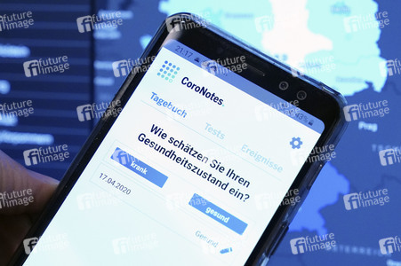 Symbolfoto CoroNotes-App