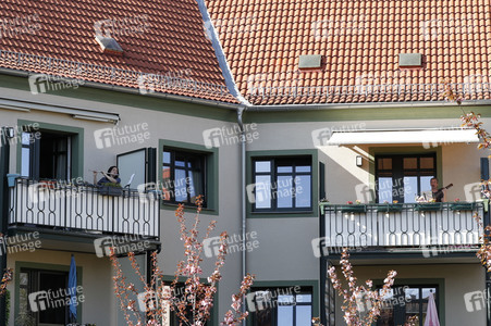 Balkonkonzert in Halle