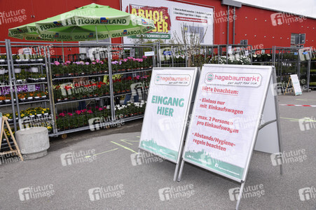 Symbolfoto Öffnung der Gartencenter und Baumärkte in Bayern